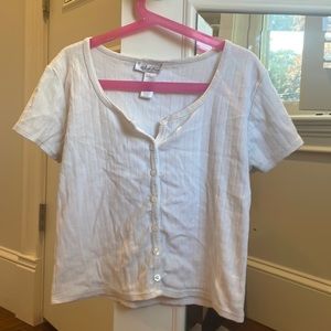 Tillys girls white tee